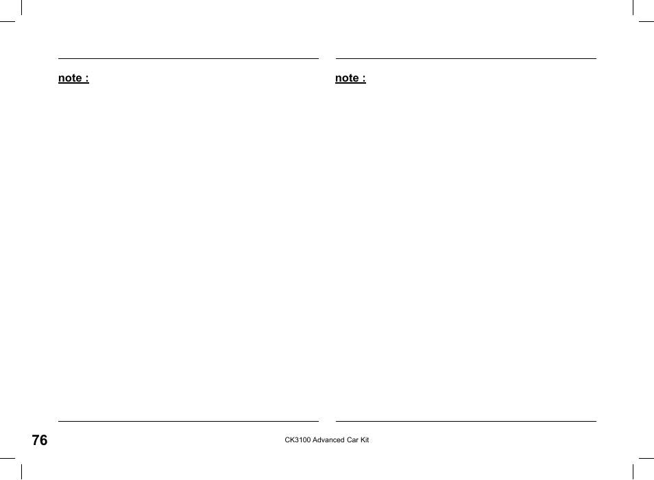 Parrot CK3100 User Manual | Page 76 / 80