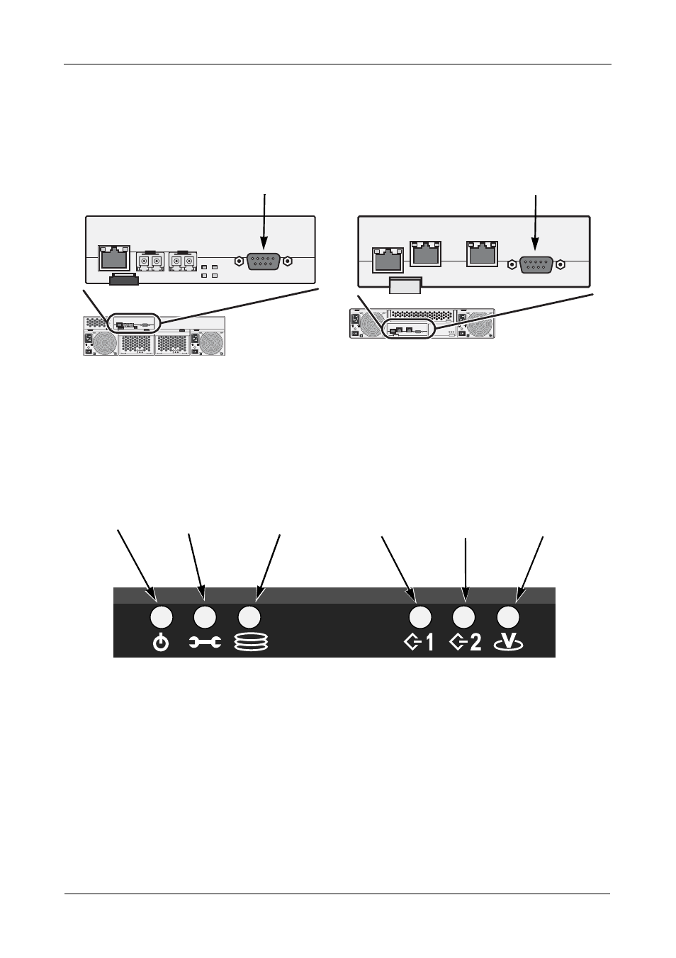 Step 5: set up serial cable connections, Step 6: connect the power, Db-9 serial connector | Promise Technology VTrack M-Class M300f User Manual | Page 12 / 42