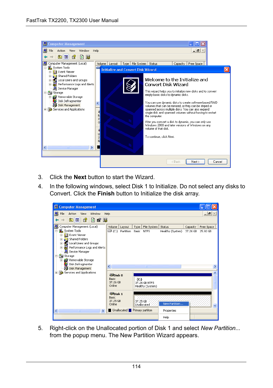 Promise Technology FastTrak TX2300 User Manual | Page 120 / 128