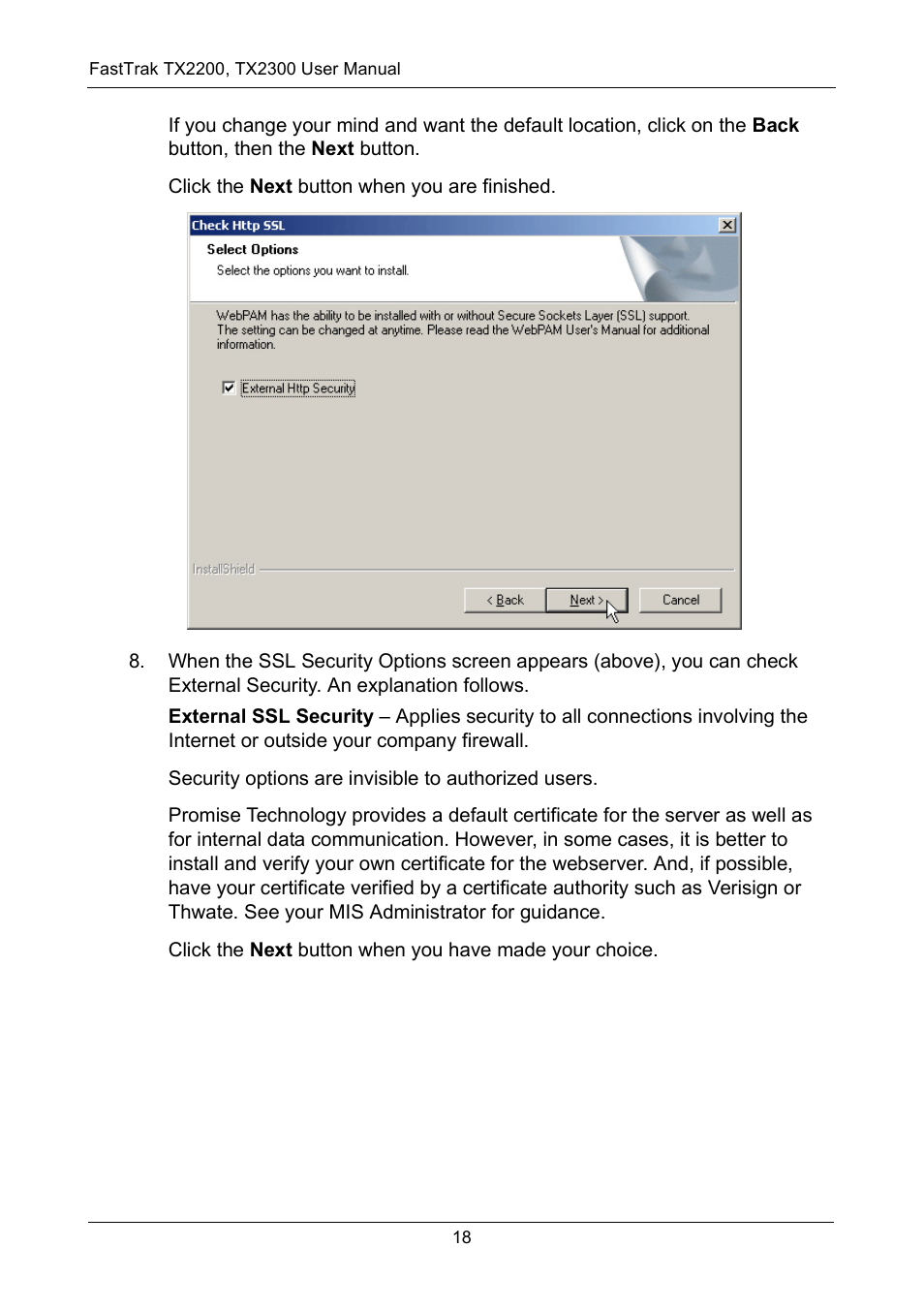 Promise Technology FastTrak TX2300 User Manual | Page 24 / 128