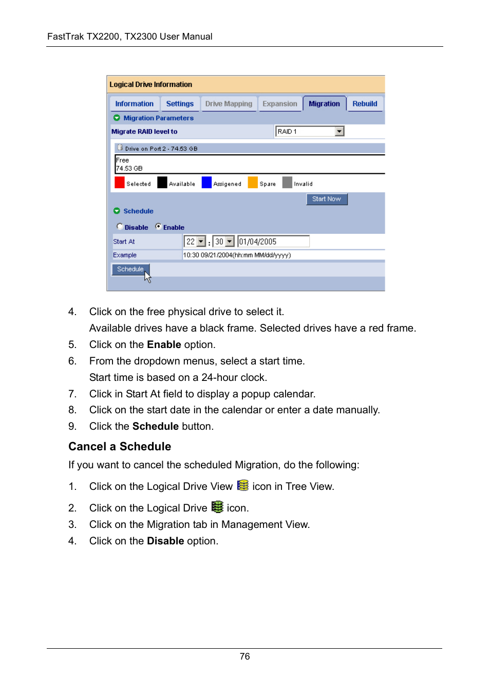 Promise Technology FastTrak TX2300 User Manual | Page 82 / 128