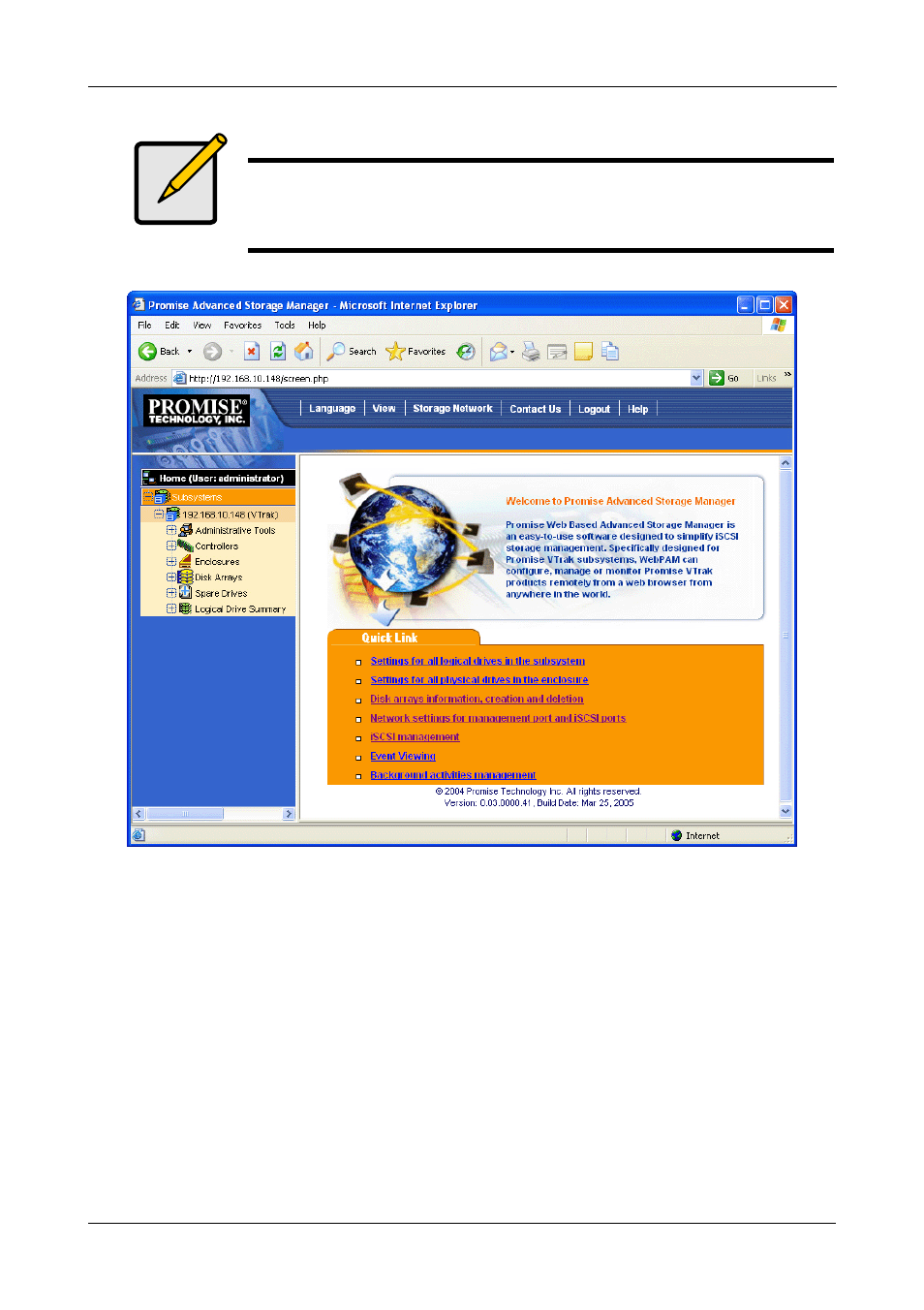 Promise Technology VTrack M-Class M200i User Manual | Page 51 / 322