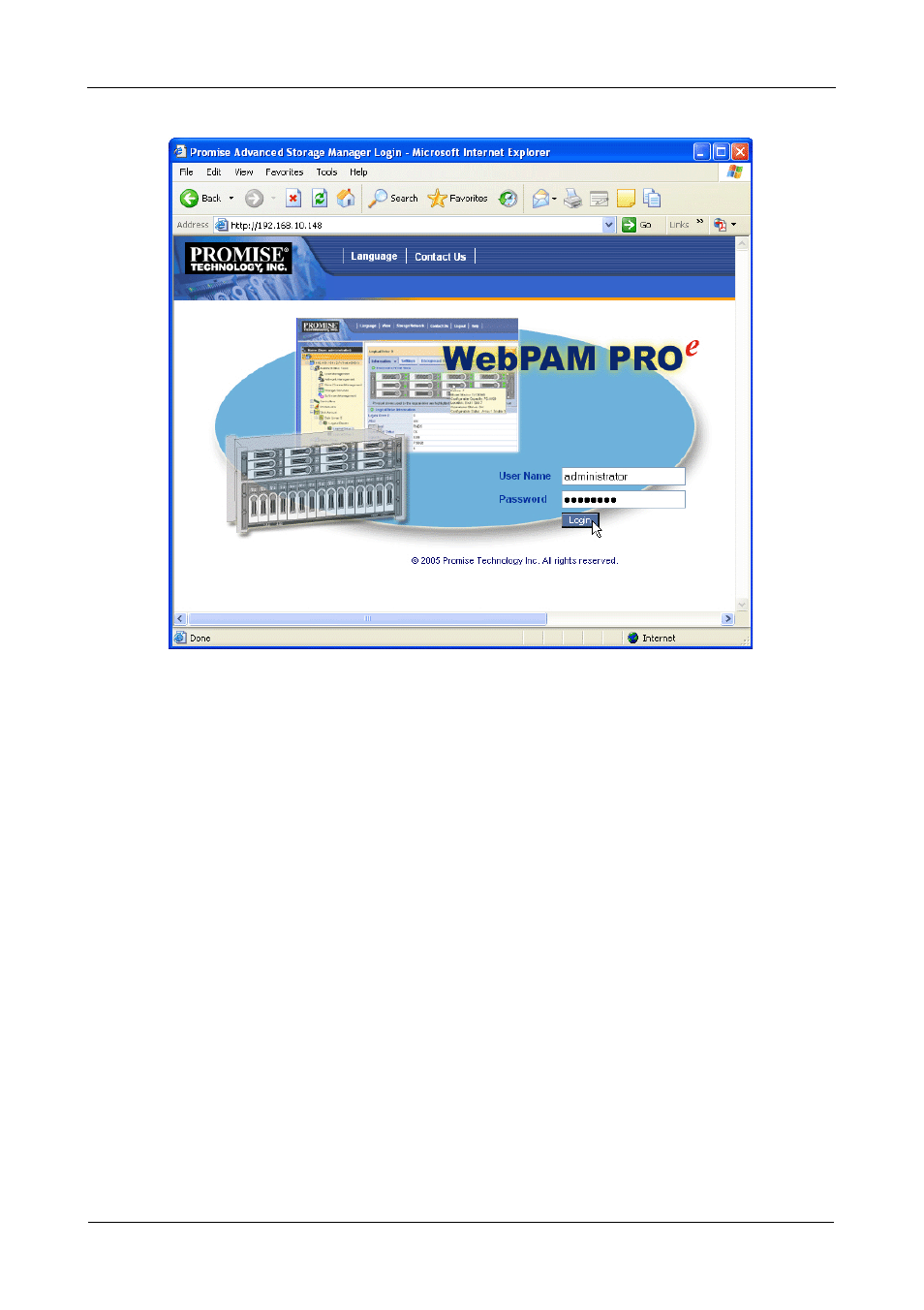 Promise Technology VTrack M-Class M200i User Manual | Page 70 / 322