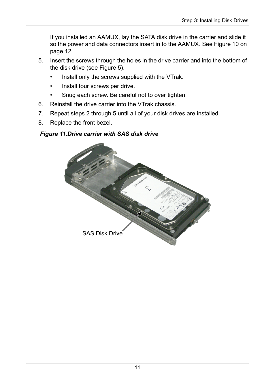 Promise Technology VTrak J610S User Manual | Page 11 / 26