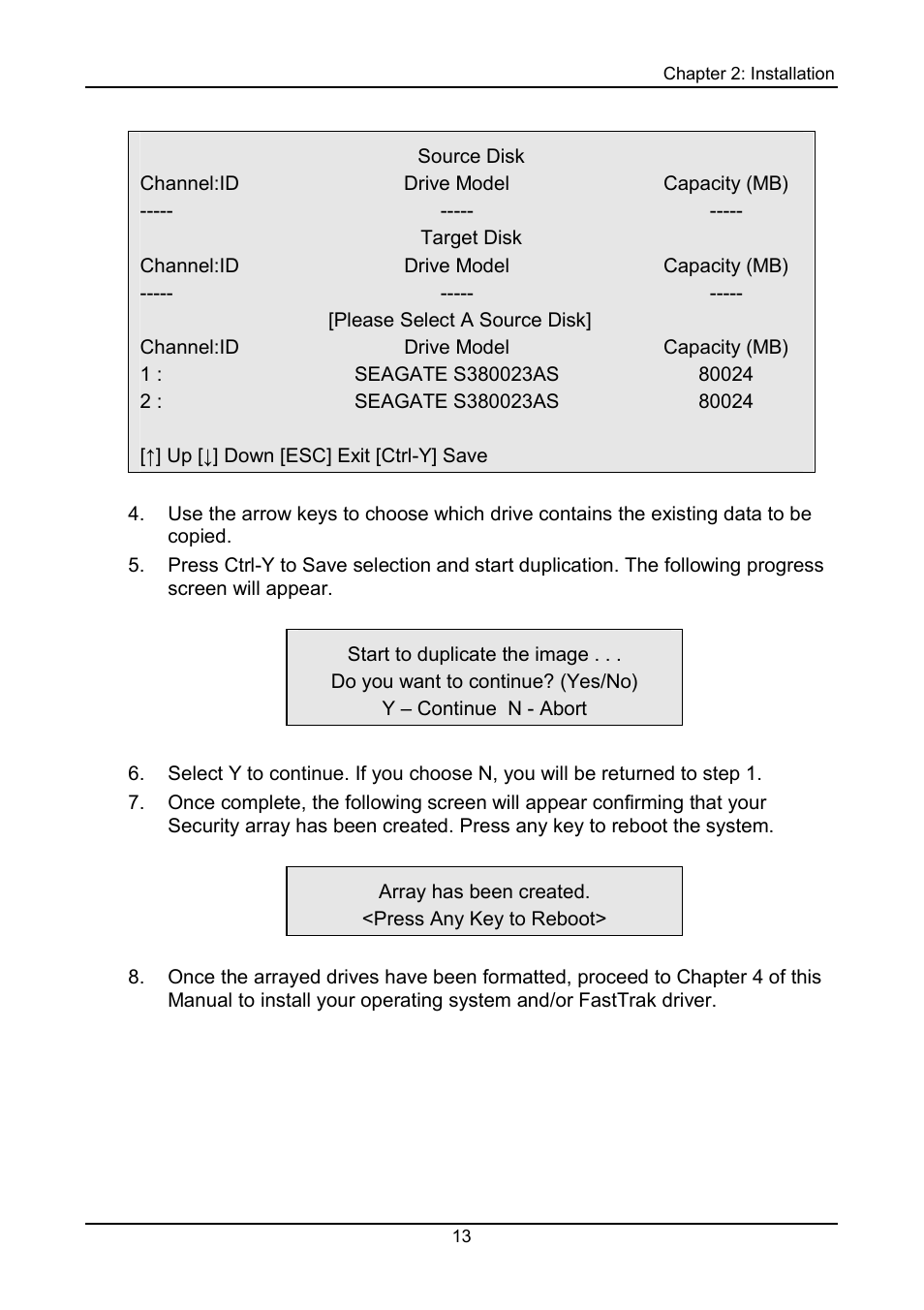 Promise Technology FastTrak S150 User Manual | Page 17 / 74