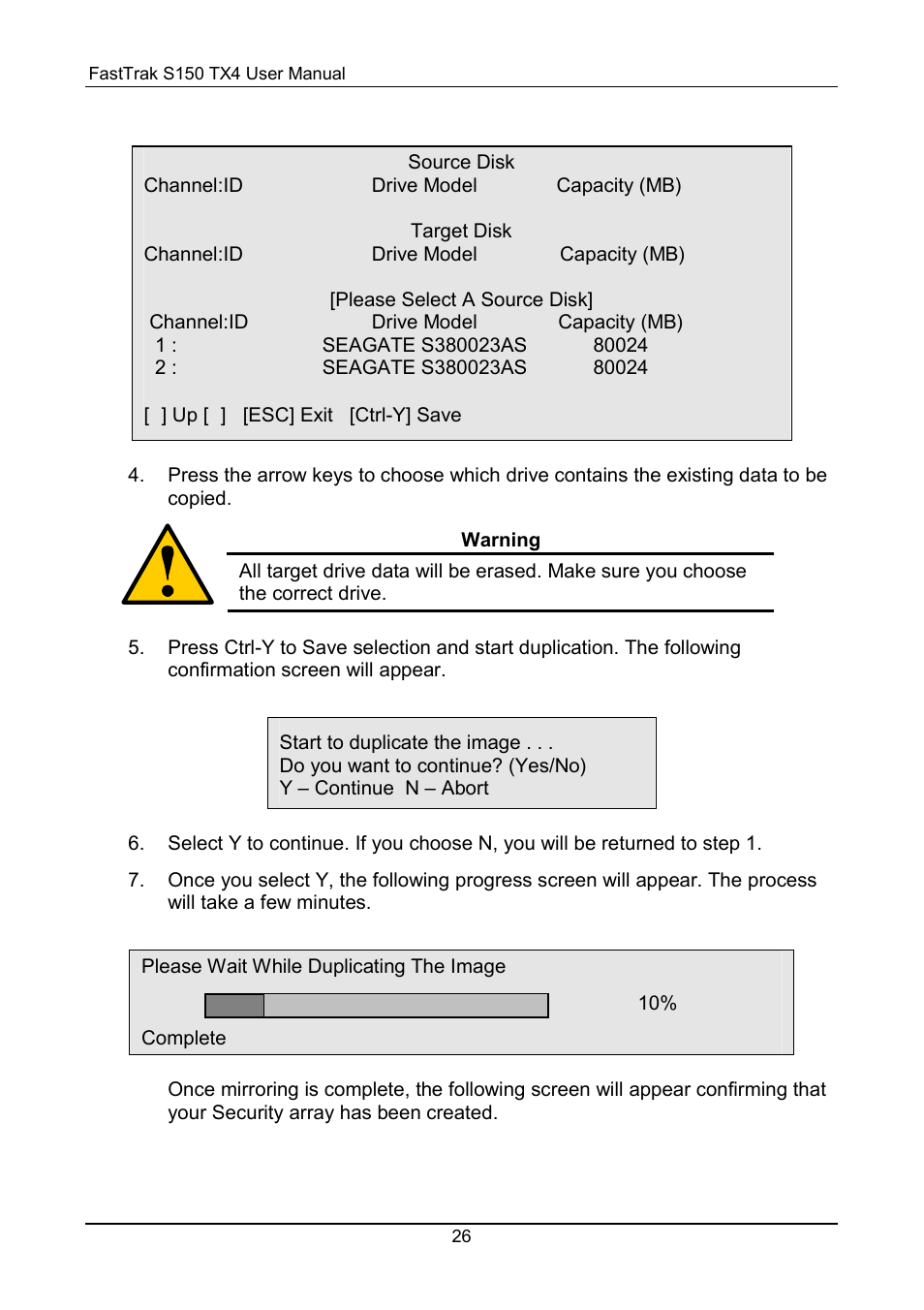 Promise Technology FastTrak S150 User Manual | Page 30 / 74