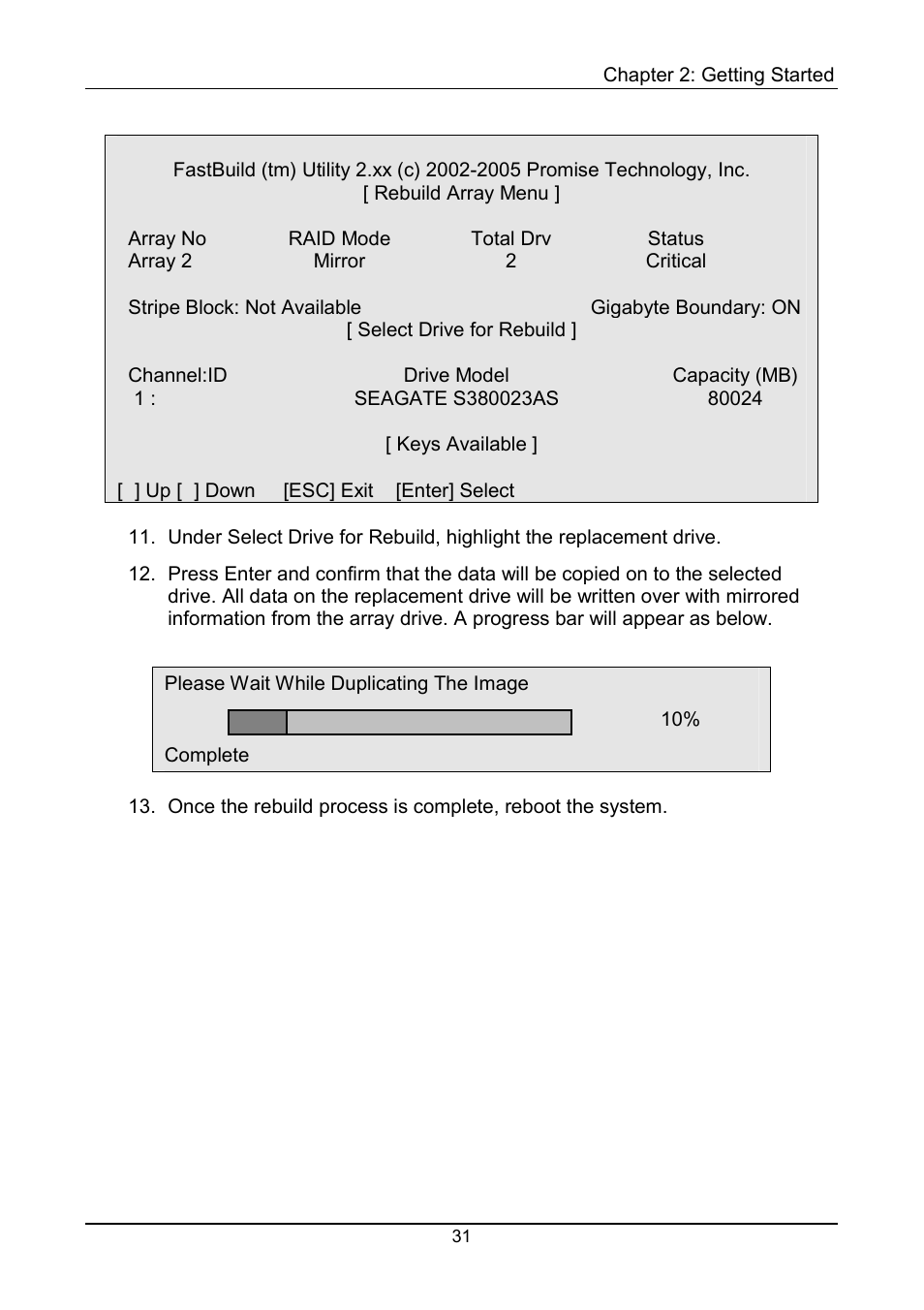 Promise Technology FastTrak S150 User Manual | Page 35 / 74