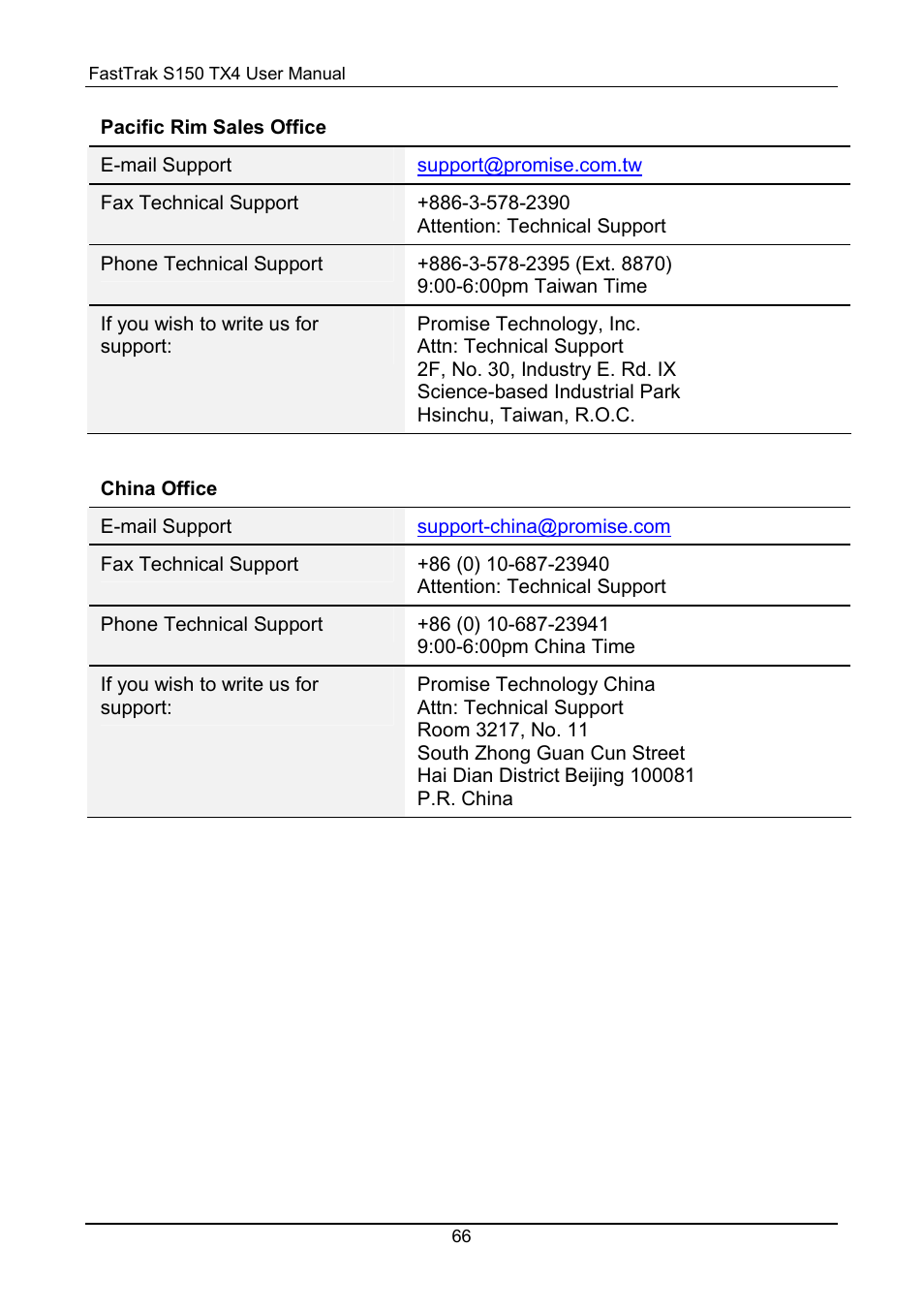 Promise Technology FastTrak S150 User Manual | Page 70 / 74