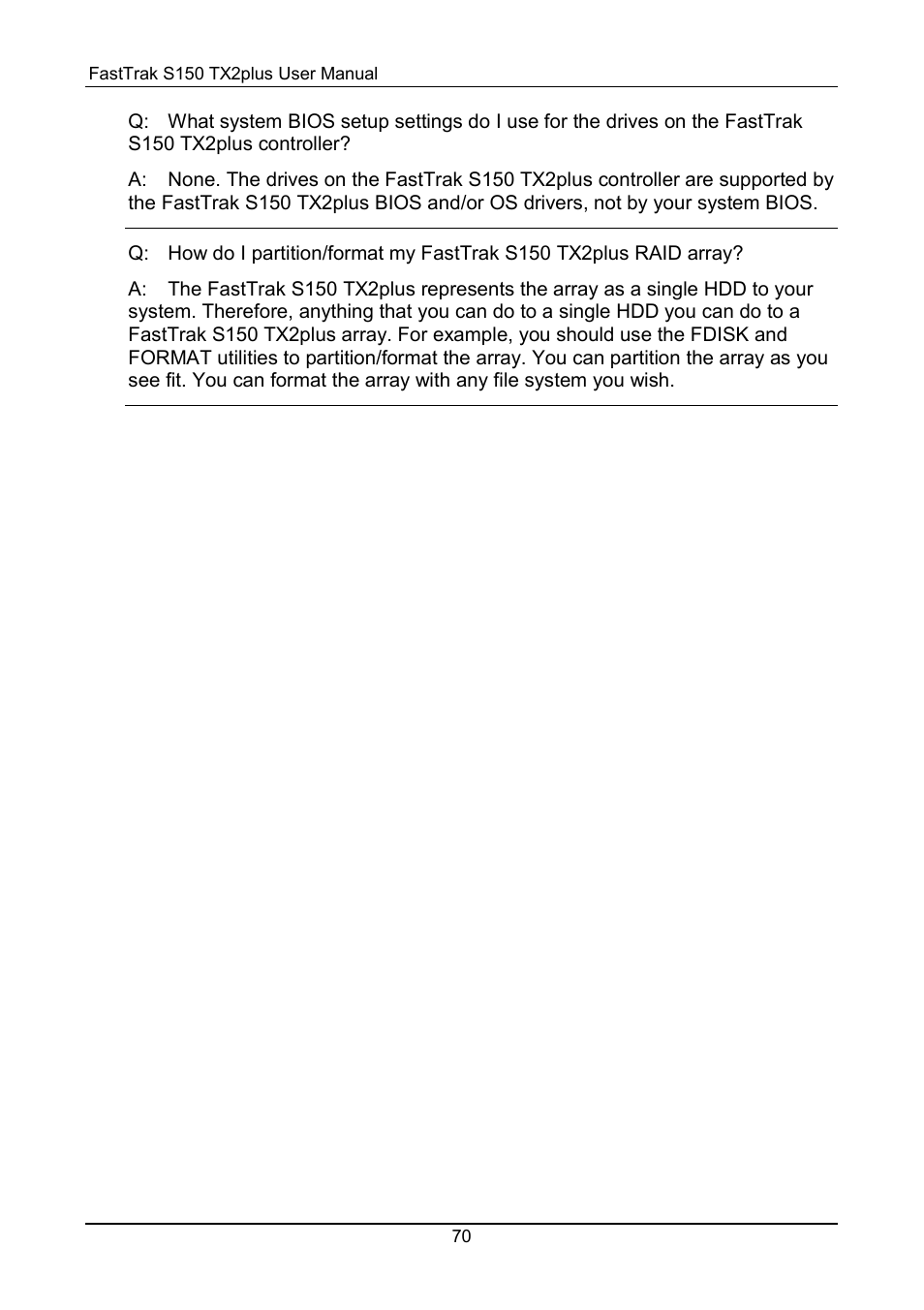 Promise Technology 150TX2 User Manual | Page 74 / 82