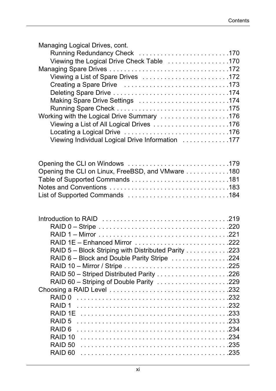 Promise Technology Network Device EX8654 User Manual | Page 11 / 318