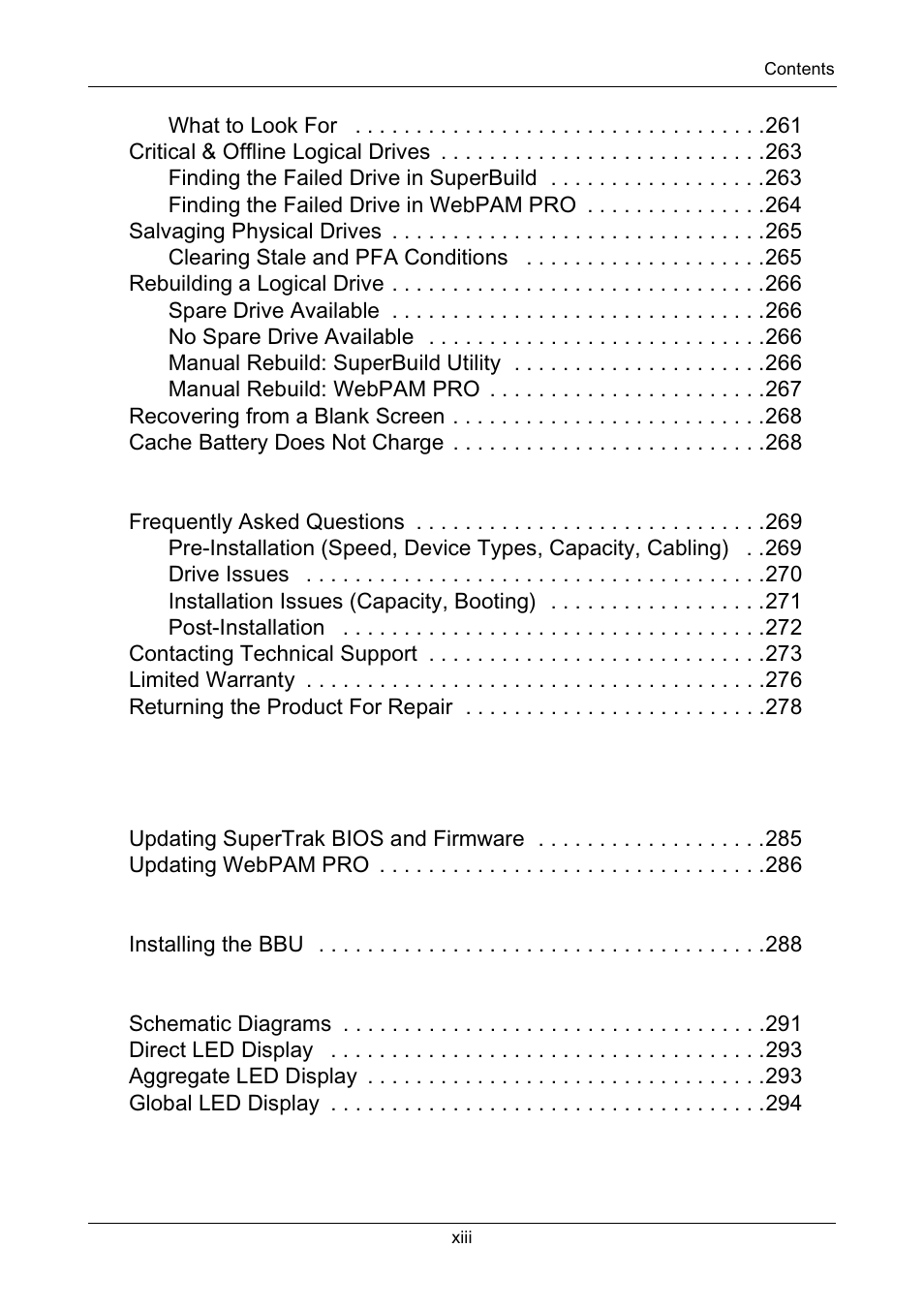 Promise Technology Network Device EX8654 User Manual | Page 13 / 318