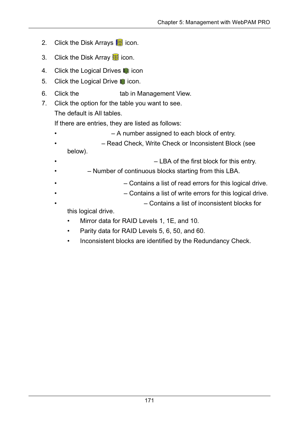 Promise Technology Network Device EX8654 User Manual | Page 185 / 318