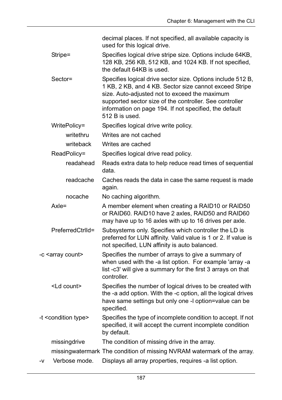 Promise Technology Network Device EX8654 User Manual | Page 201 / 318