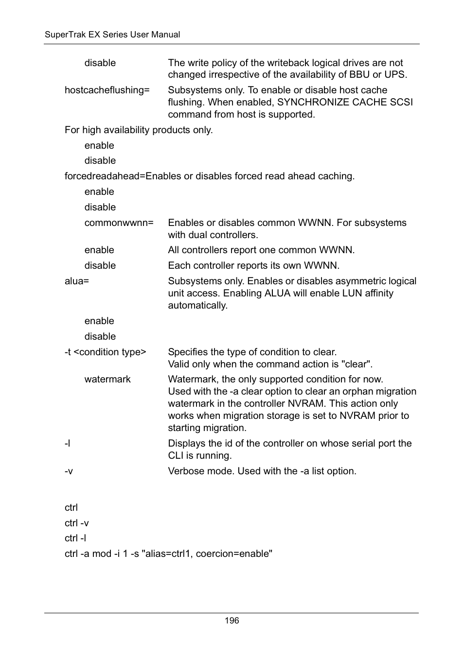 Examples | Promise Technology Network Device EX8654 User Manual | Page 210 / 318