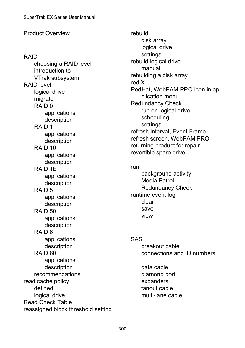Promise Technology Network Device EX8654 User Manual | Page 314 / 318