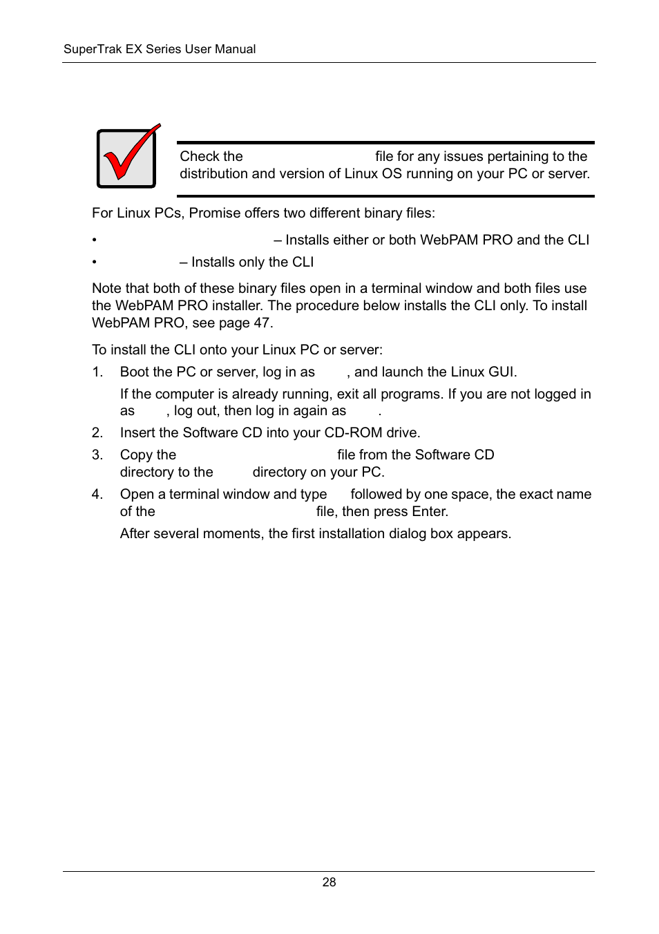 Installing onto linux | Promise Technology Network Device EX8654 User Manual | Page 42 / 318