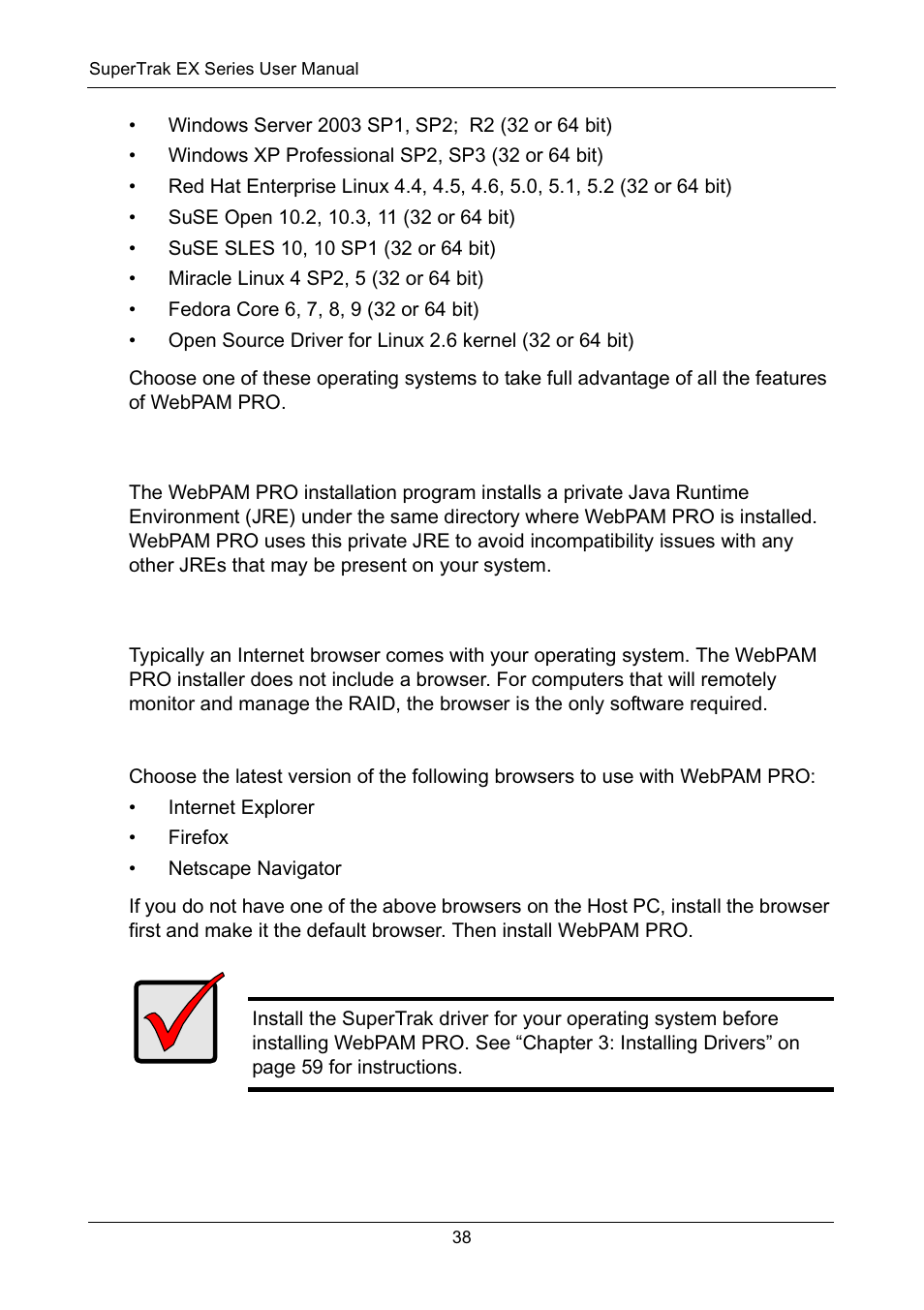 Internet browser, Browser support, Jre internet browser | Promise Technology Network Device EX8654 User Manual | Page 52 / 318