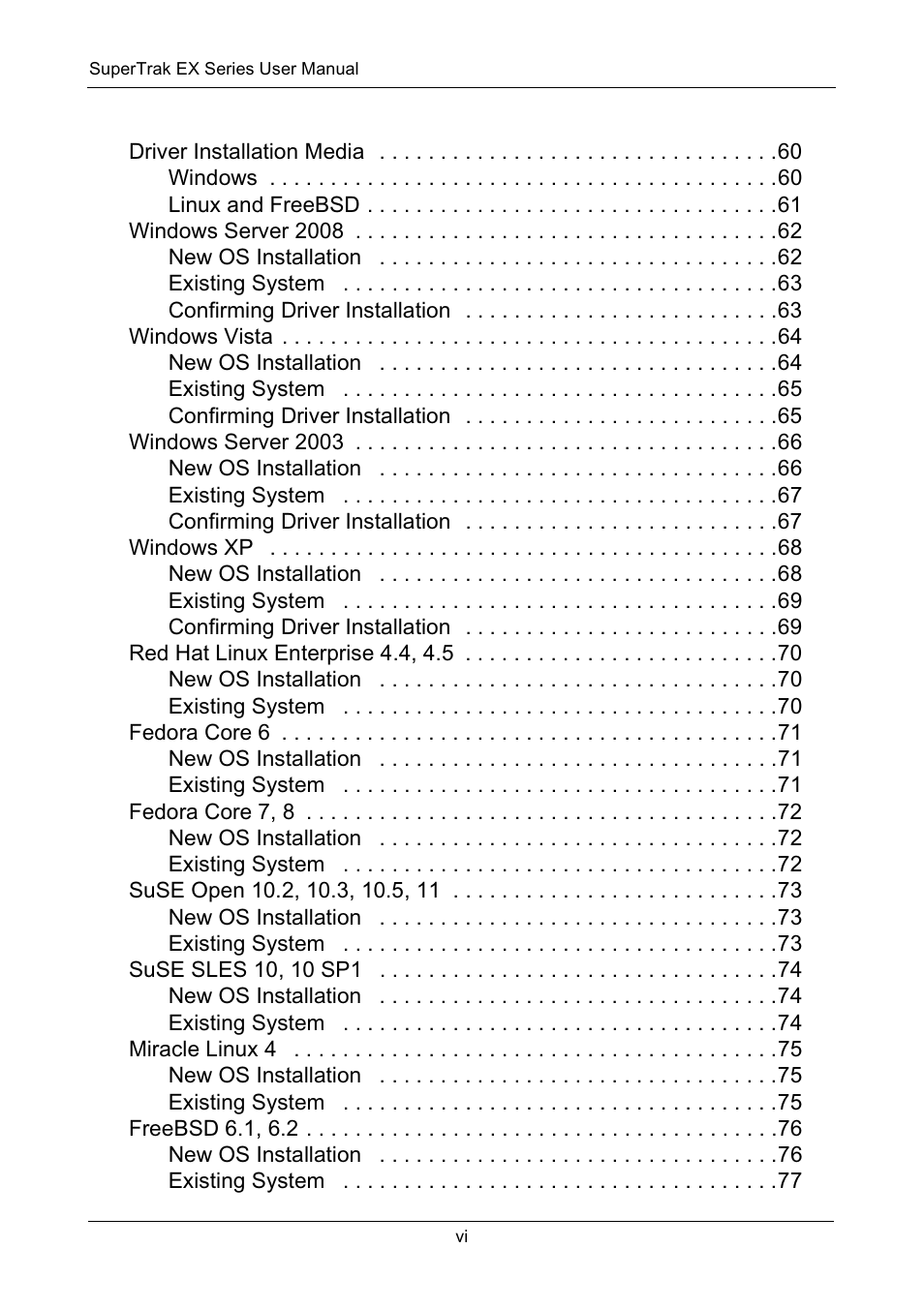 Promise Technology Network Device EX8654 User Manual | Page 6 / 318