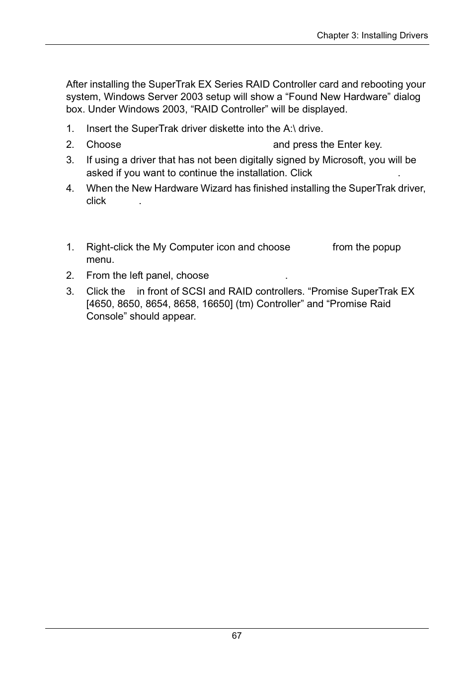 Existing system, Confirming driver installation, Existing system confirming driver installation | Promise Technology Network Device EX8654 User Manual | Page 81 / 318