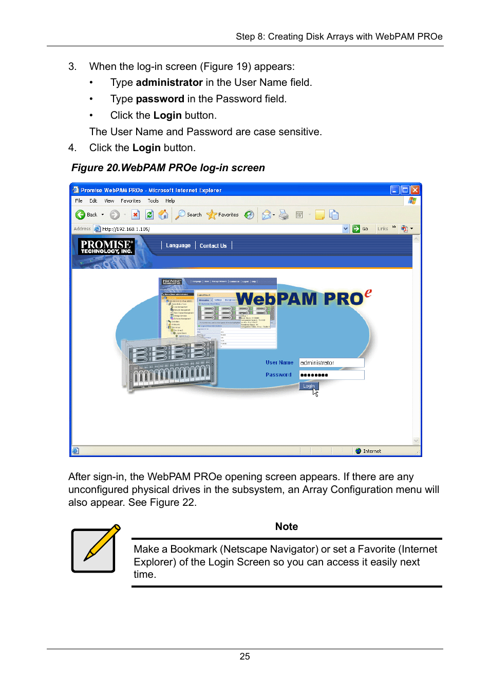 Promise Technology VTrak copy VTM210 User Manual | Page 25 / 34