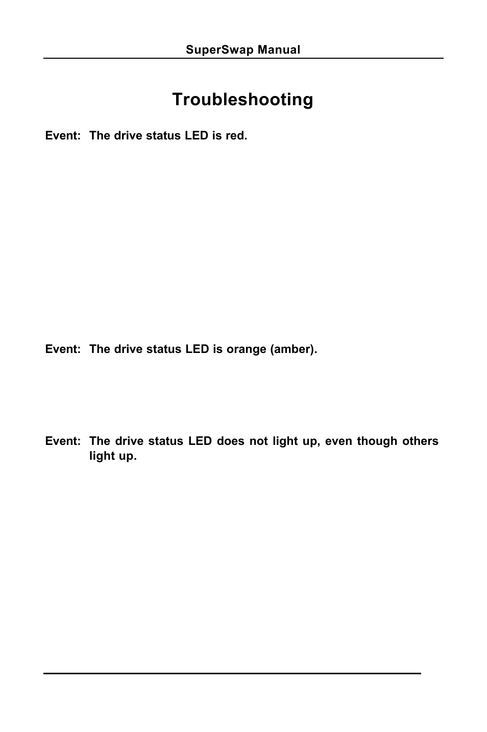 Troubleshooting | Promise Technology C6101SSWP000000-2 User Manual | Page 12 / 18
