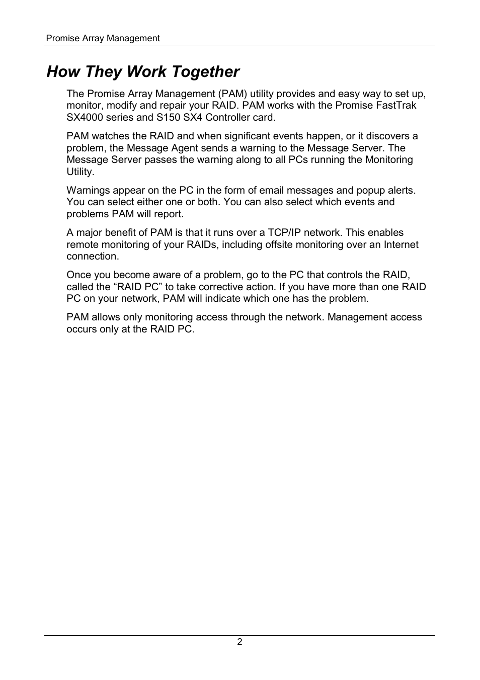 How they work together | Promise Technology FastTrak SX Series Version 4.4 User Manual | Page 6 / 102