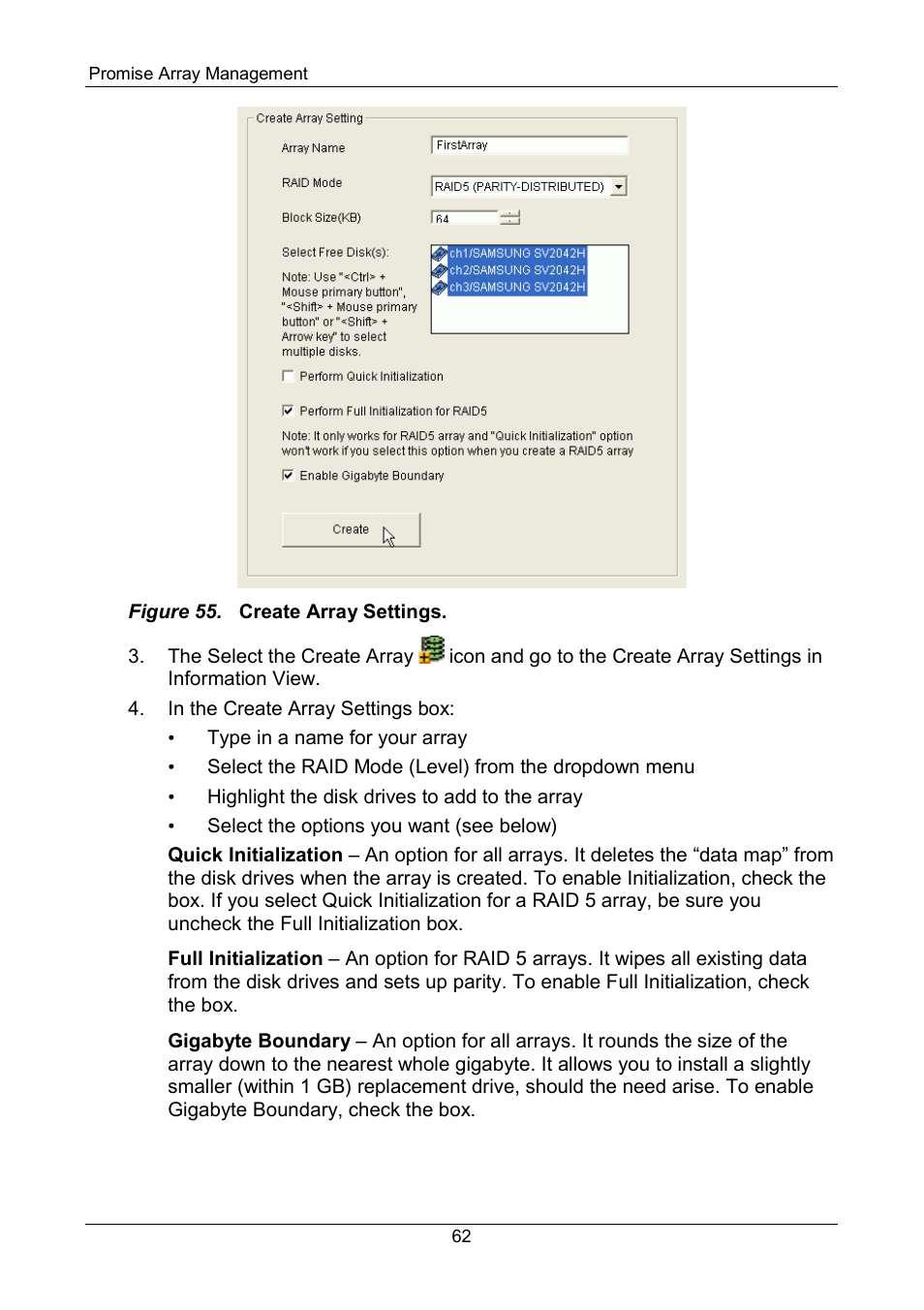 Promise Technology FastTrak SX Series Version 4.4 User Manual | Page 66 / 102