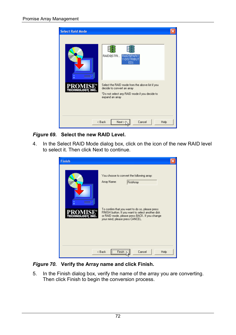 Promise Technology FastTrak SX Series Version 4.4 User Manual | Page 76 / 102