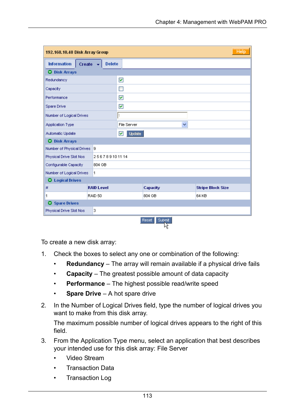 Promise Technology VTrak 15110 User Manual | Page 121 / 264