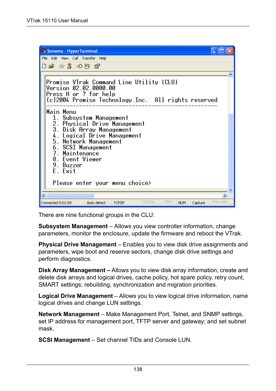 Promise Technology VTrak 15110 User Manual | Page 146 / 264