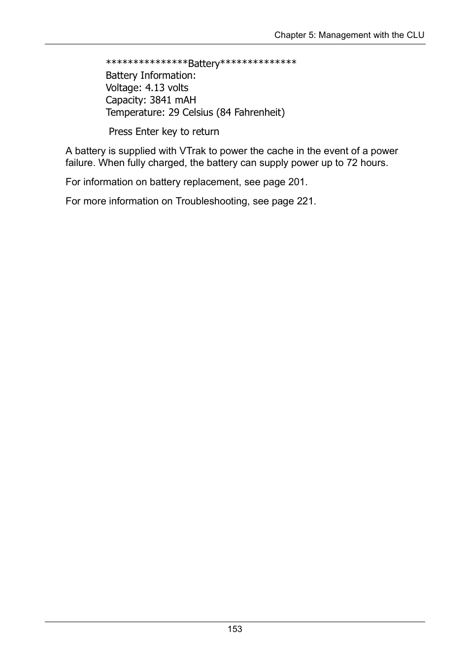 Promise Technology VTrak 15110 User Manual | Page 161 / 264