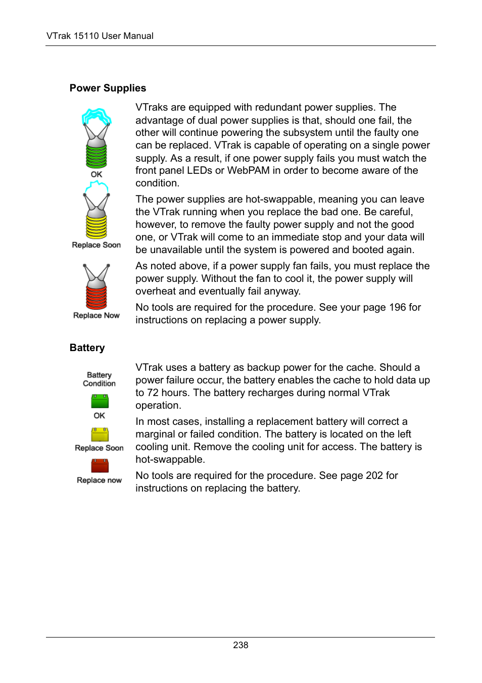 Promise Technology VTrak 15110 User Manual | Page 246 / 264