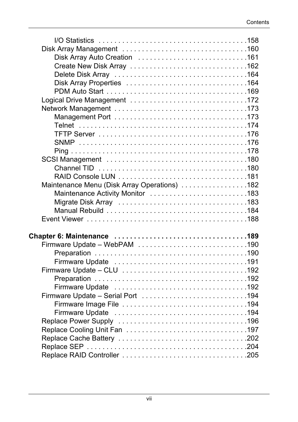 Promise Technology VTrak 15110 User Manual | Page 7 / 264