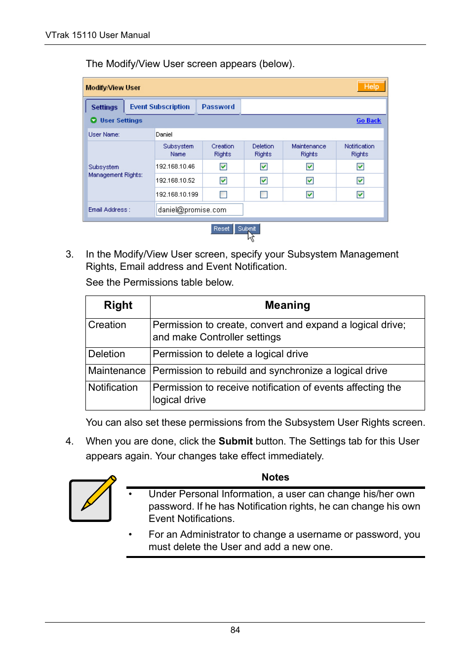 Promise Technology VTrak 15110 User Manual | Page 92 / 264