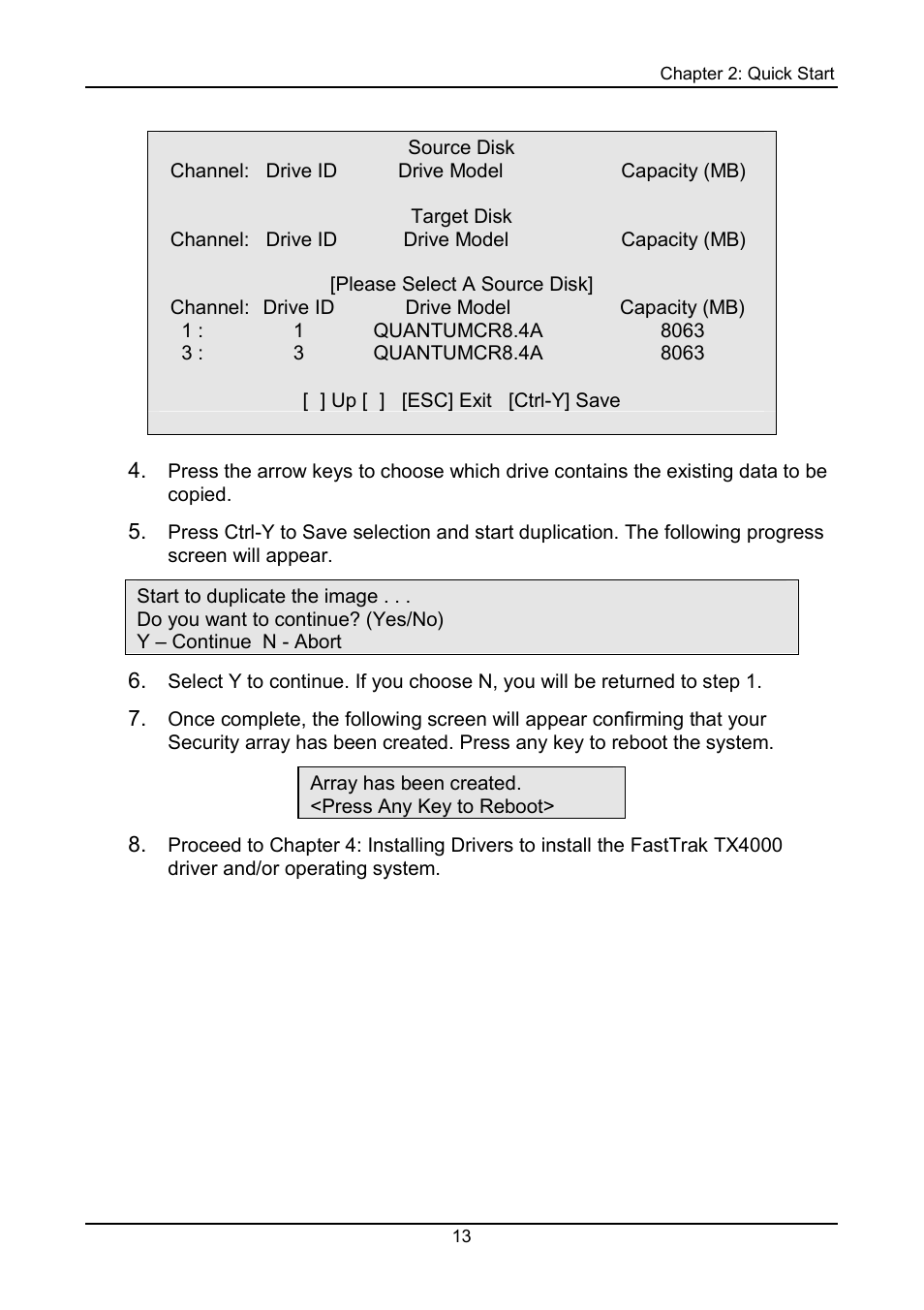 Promise Technology FastTrak TX4000 User Manual | Page 17 / 76