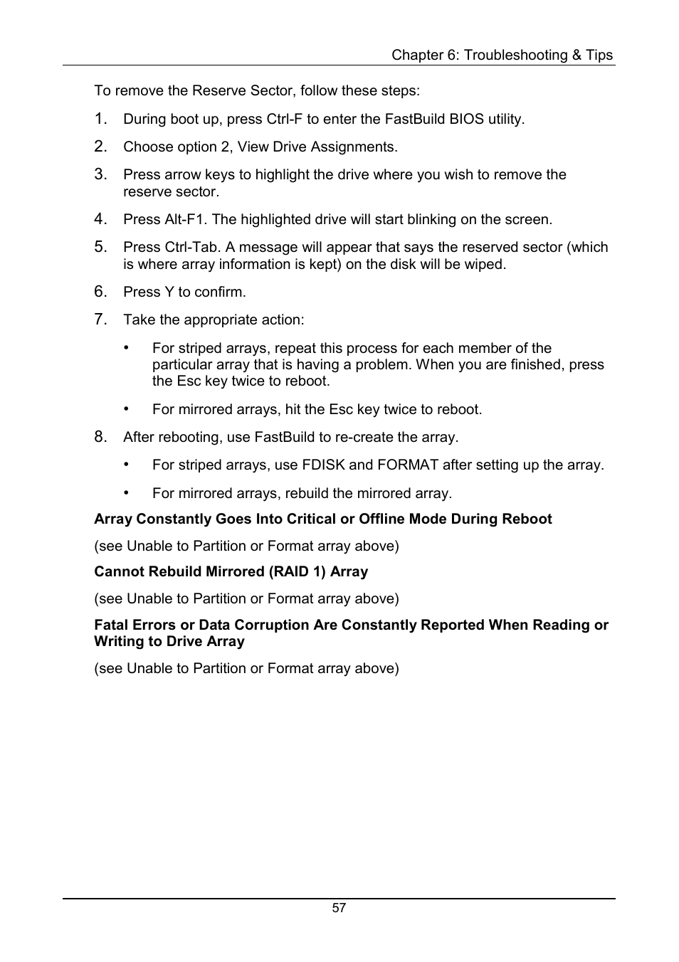 Promise Technology FastTrak TX4000 User Manual | Page 61 / 76