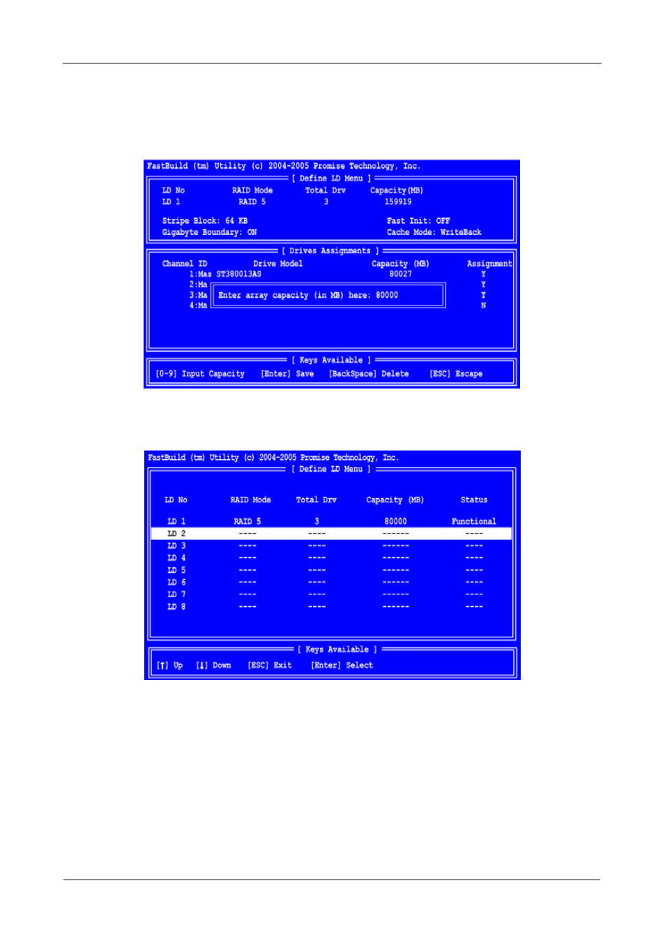 Two logical drives | Promise Technology FASTTRAK SX4300 User Manual | Page 24 / 70