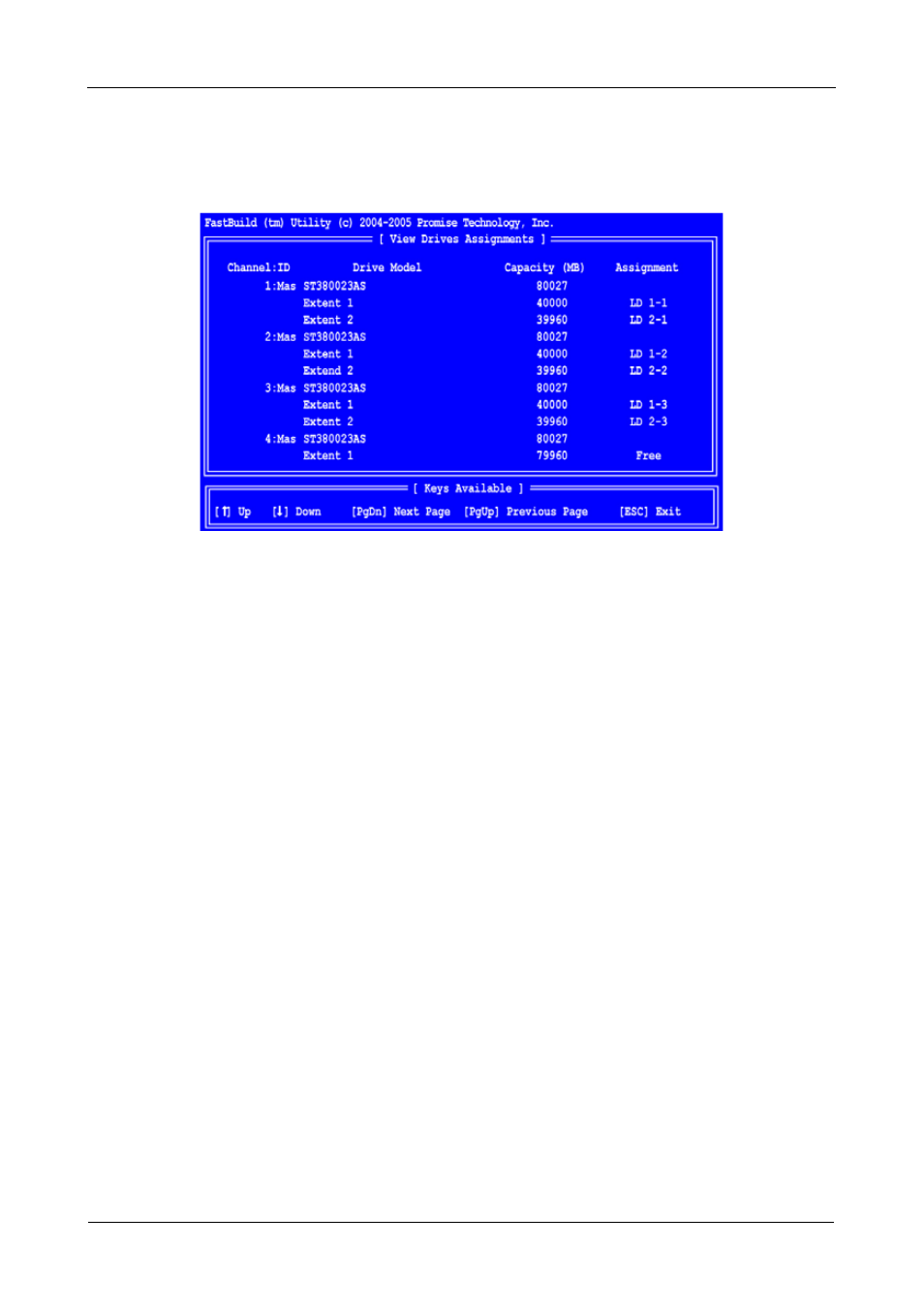 View drive assignments, split disk drives | Promise Technology FASTTRAK SX4300 User Manual | Page 26 / 70