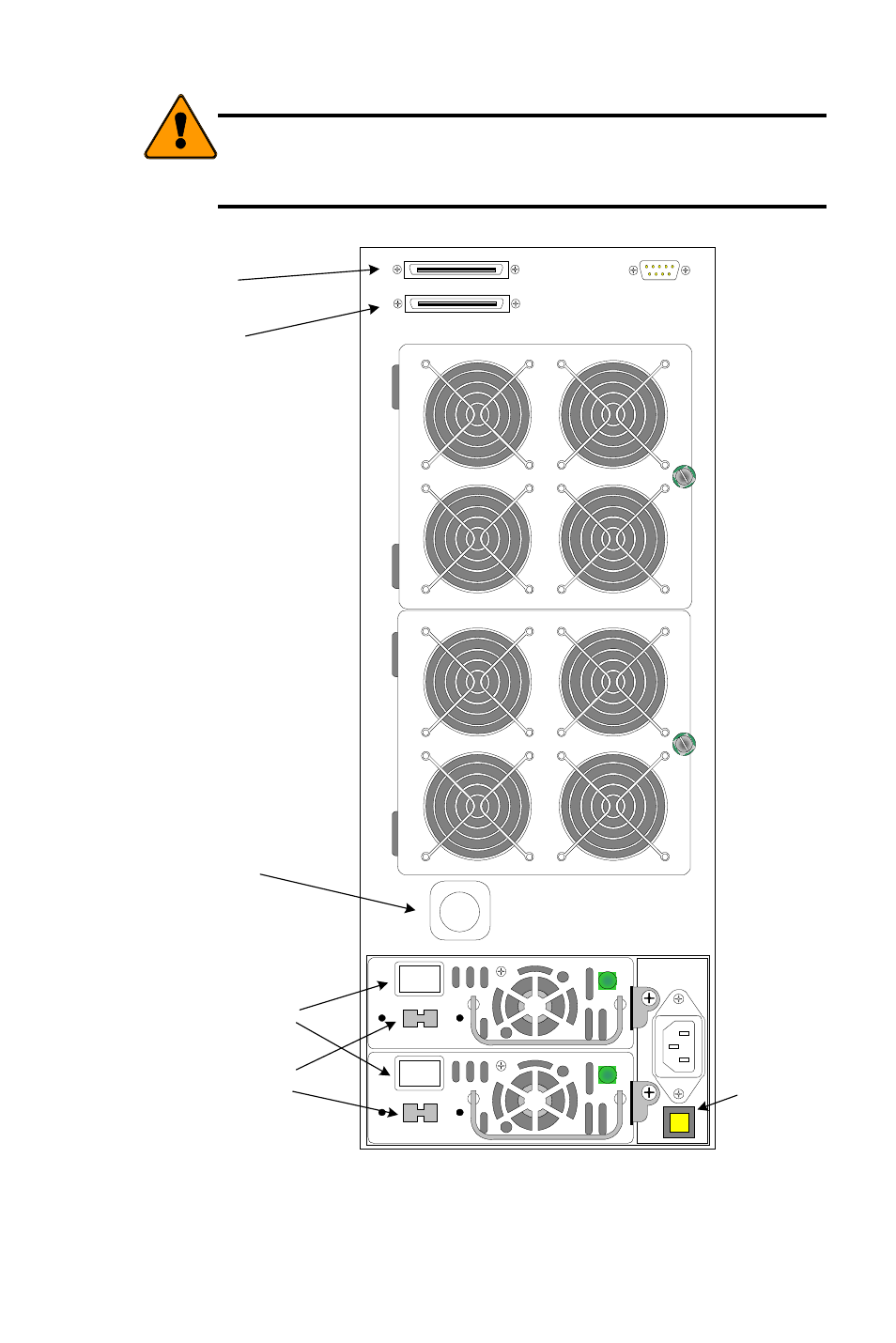 See figure 8 f, Caution | Promise Technology UltraTrak100 TX8 User Manual | Page 23 / 54