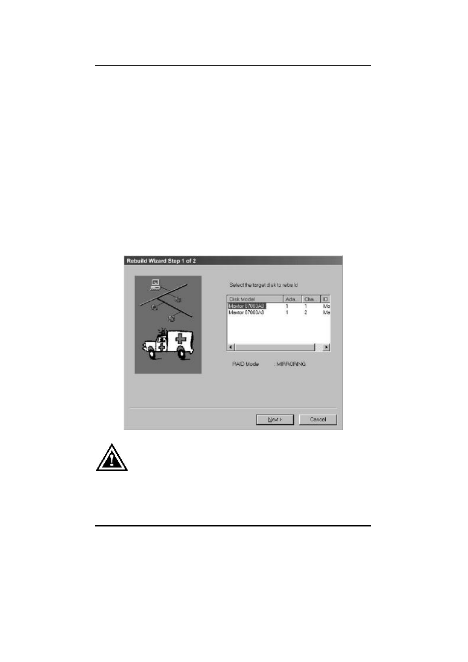 Rebuilding an array | Promise Technology FAST TRAK100TM User Manual | Page 56 / 99