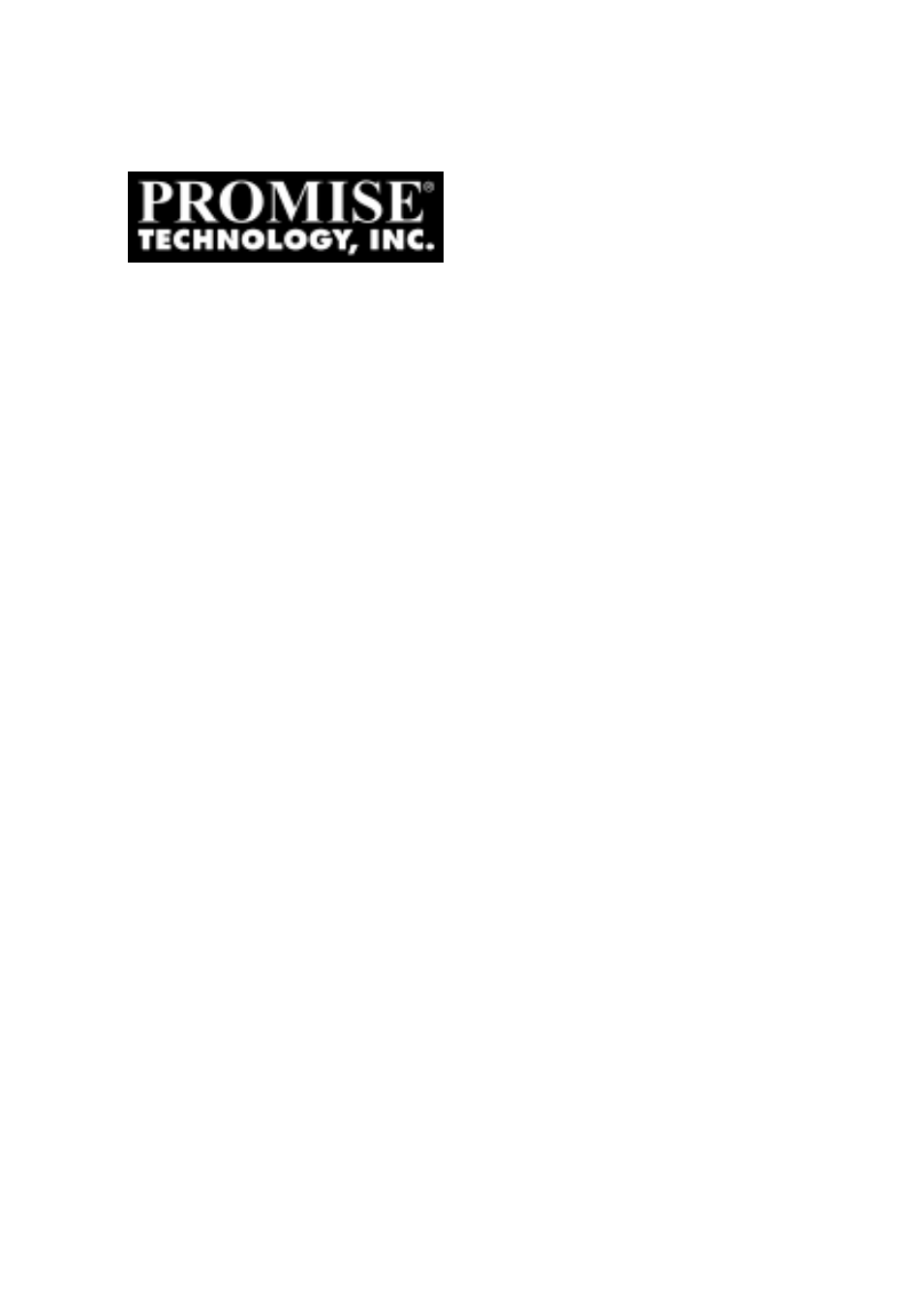 Promise Technology FastTrak SX4000 Lite User Manual | 11 pages