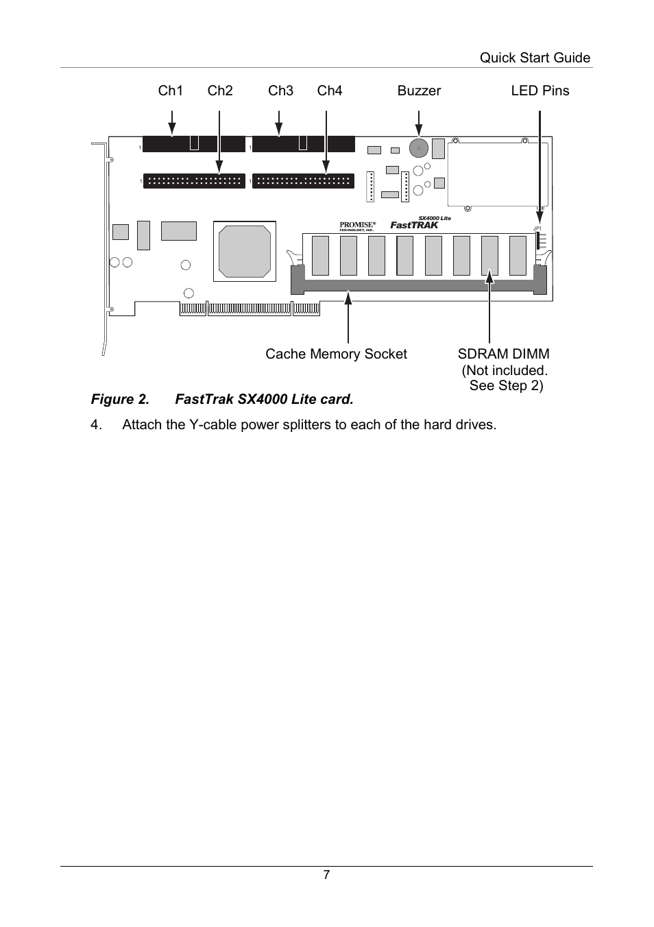 Promise Technology FastTrak SX4000 Lite User Manual | Page 7 / 11