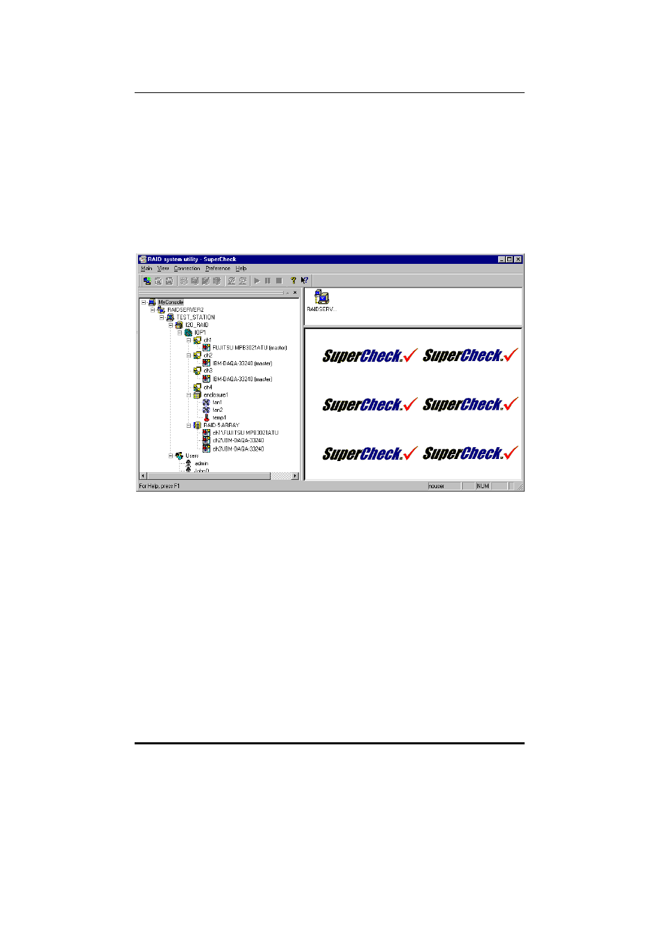 Using supercheck | Promise Technology 66 Pro User Manual | Page 59 / 159