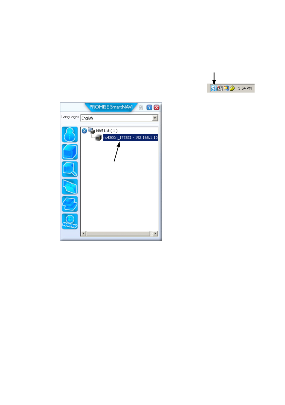 Verifying connections with smartnavi | Promise Technology SMARTSTOR NS4300N User Manual | Page 186 / 218