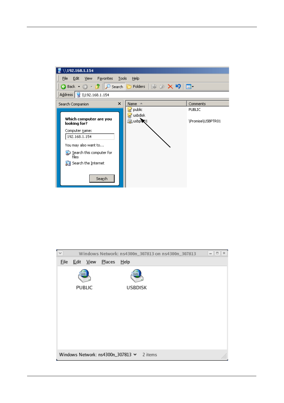 Windows pc, Linux pc, Windows pc linux pc | Promise Technology SMARTSTOR NS4300N User Manual | Page 60 / 218