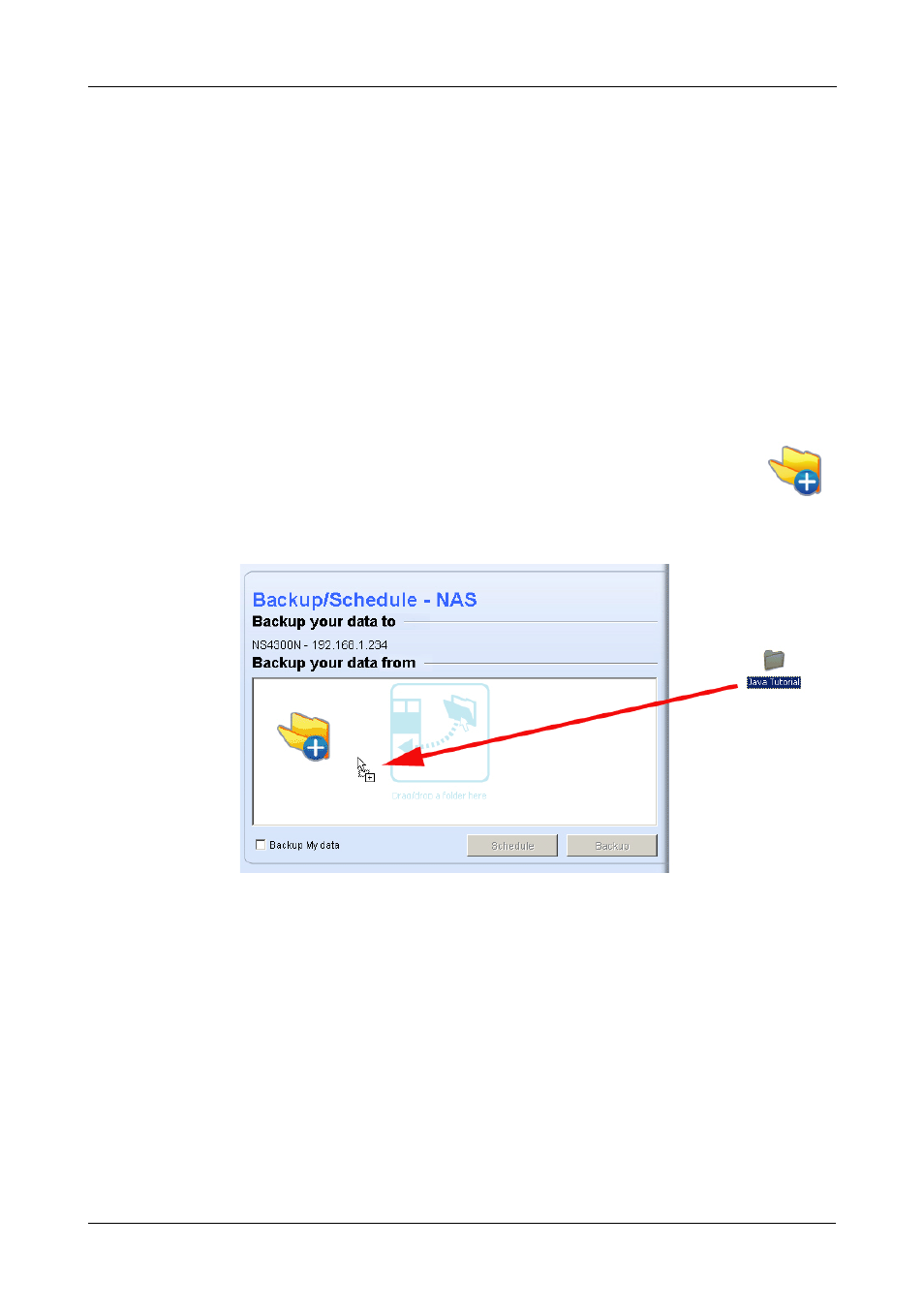 Scheduling a backup | Promise Technology SMARTSTOR NS4300N User Manual | Page 93 / 218