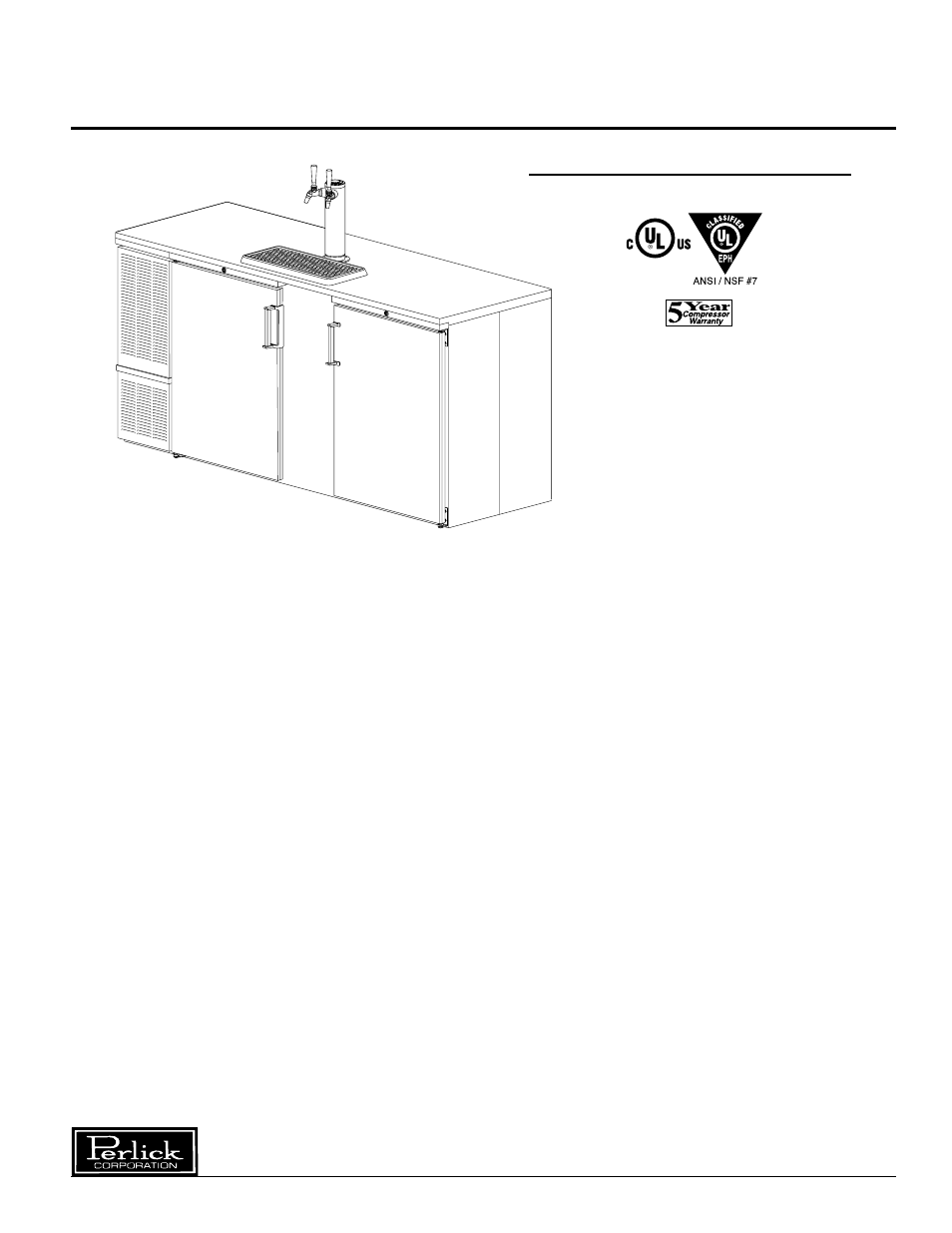 Perlick DS32 User Manual | 12 pages