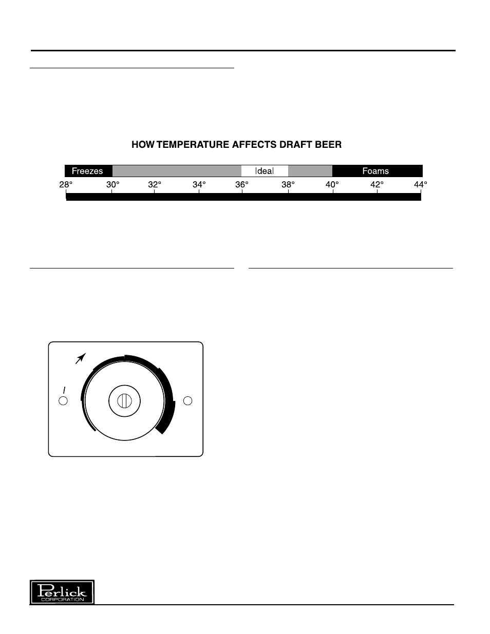 Draft beer information, Direct draw dispensers self-contained | Perlick DS32 User Manual | Page 6 / 12
