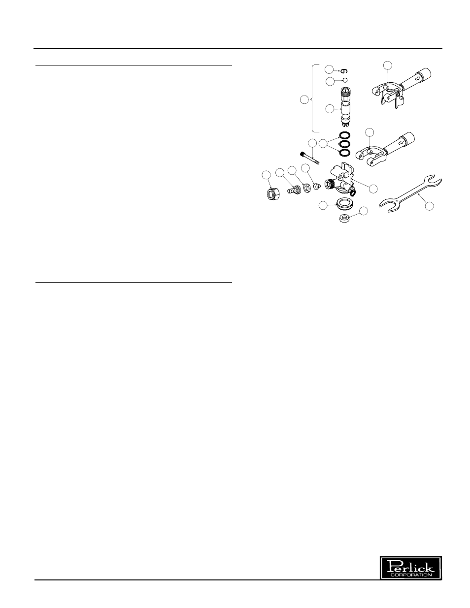 Replacement parts, Single keg beer dispensers, For single valve keg coupler (series d) | Miscellaneous | Perlick DS32S User Manual | Page 11 / 12