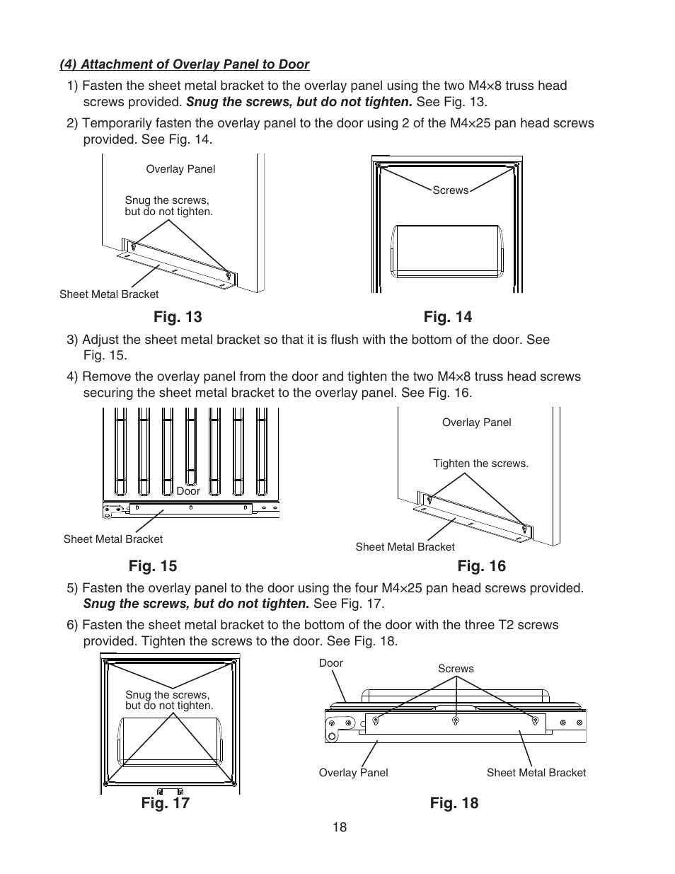 Fig. 13 fig. 14 | Perlick SELF CONTAINED H50IMS-ADR User Manual | Page 18 / 31